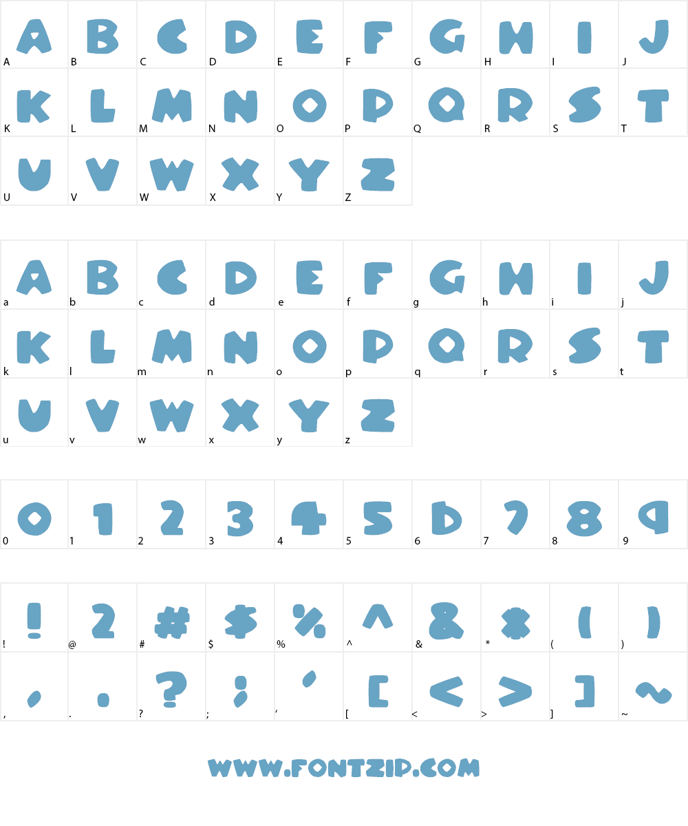 Stompy Font Character
